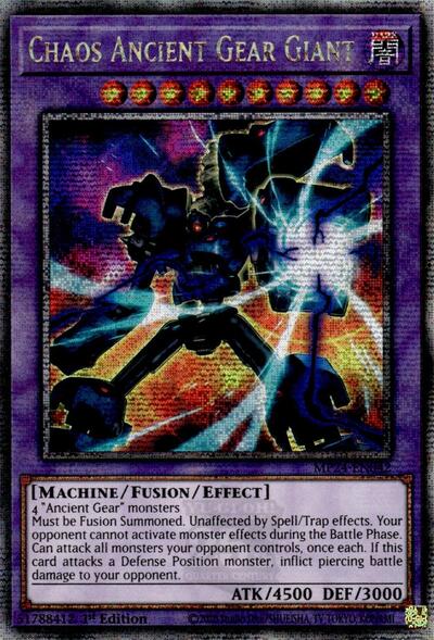 Chaos Ancient Gear Giant (Quarter Century Secret Rare)