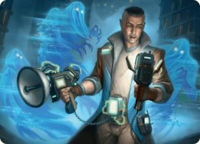 Paranormal Analyst Art Card