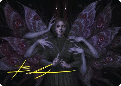Demonic Counsel Art Card (7/54) (Gold-Stamped Signature)