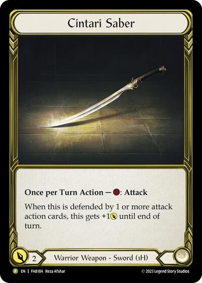 Cintari Saber (Left) (Golden) - FAB184