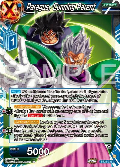 Paragus, Cunning Parent