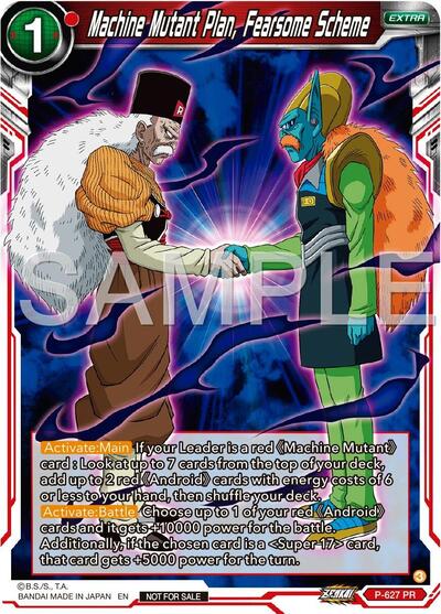 Machine Mutant Plan, Fearsome Scheme (Zenkai Series Tournament Pack Vol.9)