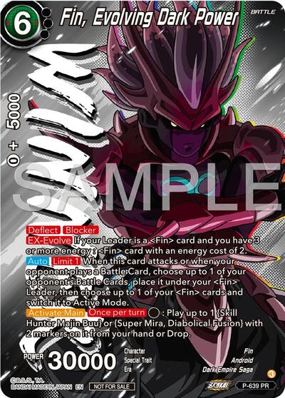 Fin, Evolving Dark Power (Zenkai Series Tournament Pack Vol.9) (Winner)