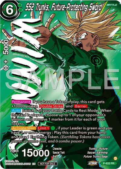 SS2 Trunks, Future-Protecting Sword (Zenkai Series Tournament Pack Vol.9) (Winner)