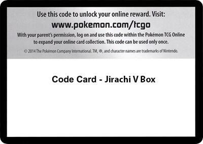 Code Card - Jirachi V Box