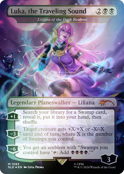 Luka, the Traveling Sound - Liliana of the Dark Realms (Rainbow Foil)