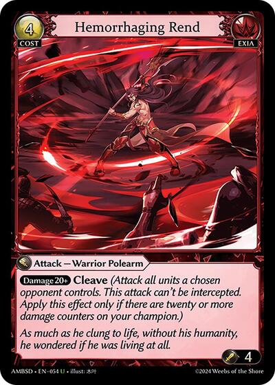 Hemorrhaging Rend