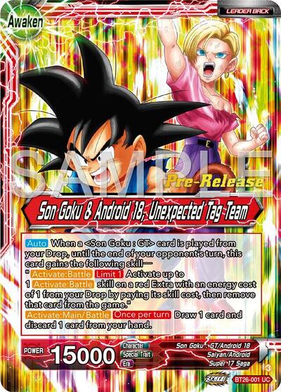 Son Goku // Son Goku & Android 18, Unexpected Tag Team