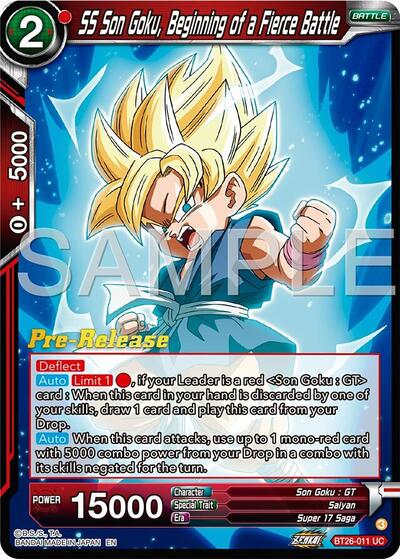 SS Son Goku, Beginning of a Fierce Battle
