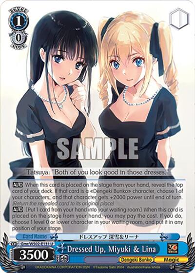 Dressed Up, Miyuki & Lina