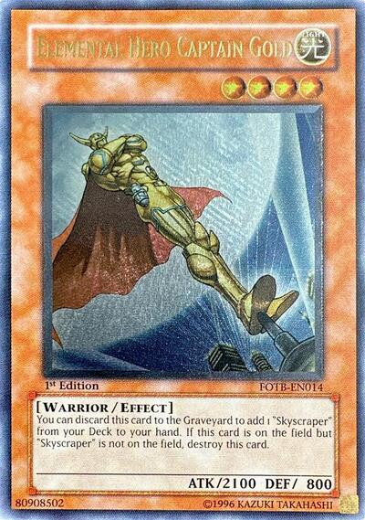 Elemental Hero Captain Gold (UTR)