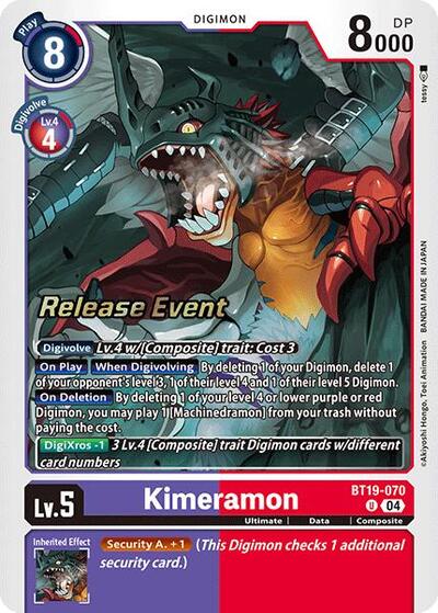 Kimeramon - BT19-070