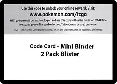 Code Card - Mini Binder 2 Pack Blister