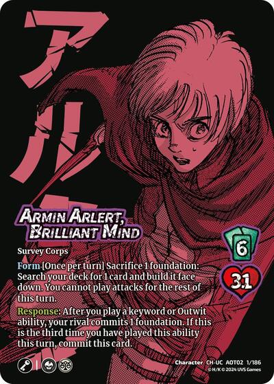Armin Arlert, Brilliant Mind