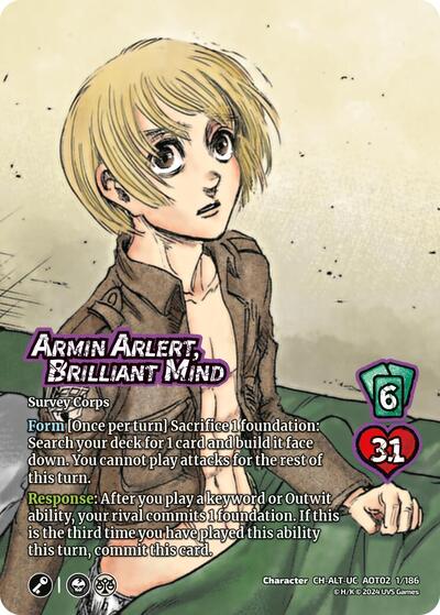 Armin Arlert, Brilliant Mind (Alternate Art)