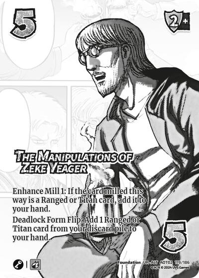 The Manipulations of Zeke Yeager (Alternate Art)