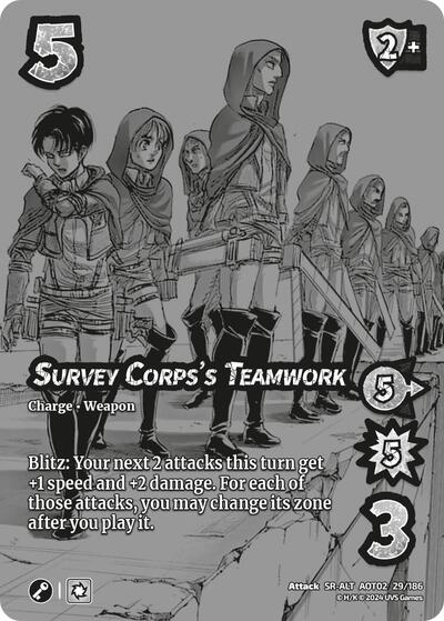 Survey Corps's Teamwork (Alternate Art)