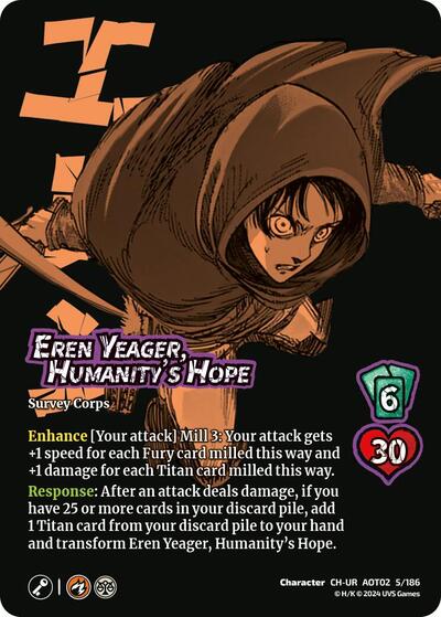 Eren Yeager, Humanity's Hope // Eren, Attack Titan Advancing