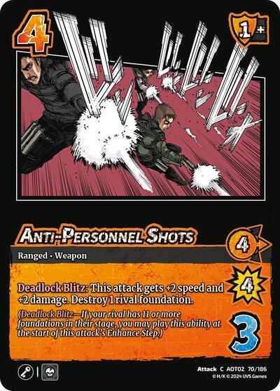 Anti-Personnel Shots