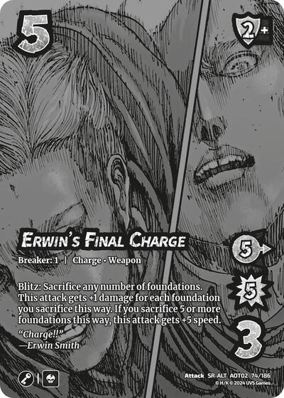 Erwin's Final Charge (Alternate Art)