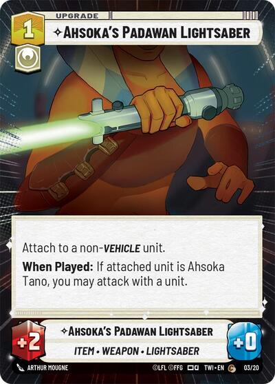 Ahsoka's Padawan Lightsaber (Hyperspace)