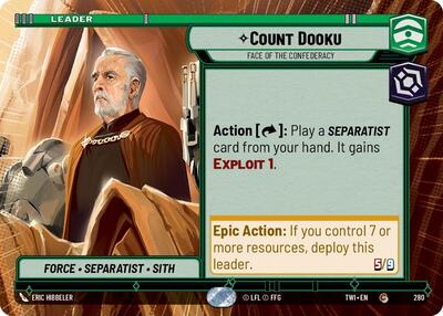 Count Dooku - Face of the Confederacy (Hyperspace)