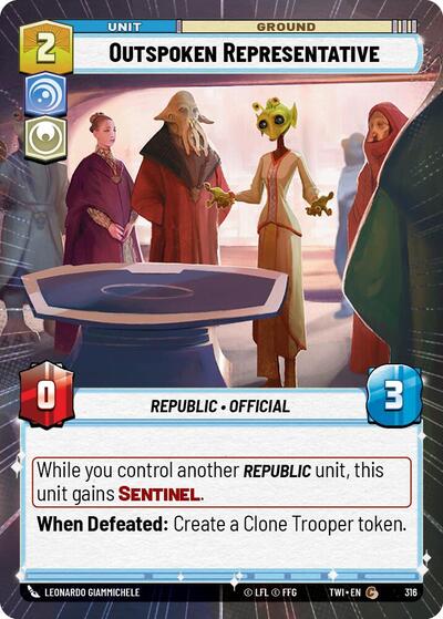 Outspoken Representative (Hyperspace)