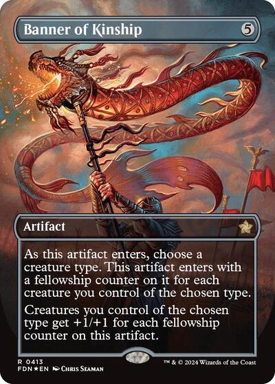 Banner of Kinship (Borderless) (Mana Foil)