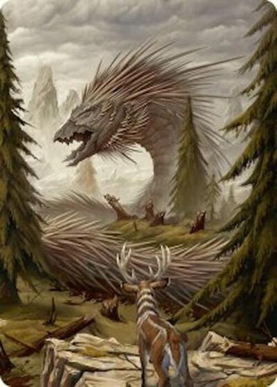 Quilled Greatwurm Art Card (44/54)