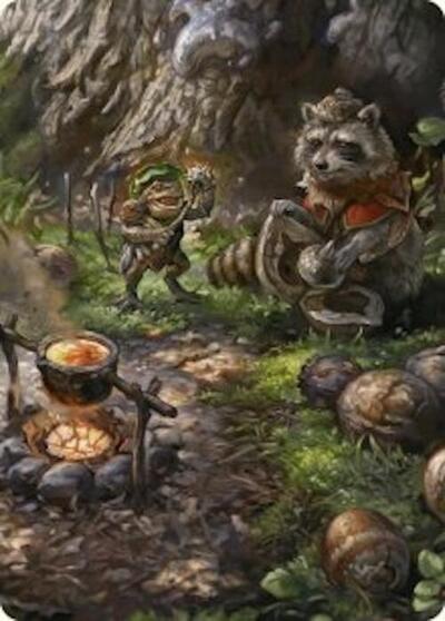 Sylvan Scavenging Art Card (46/54)