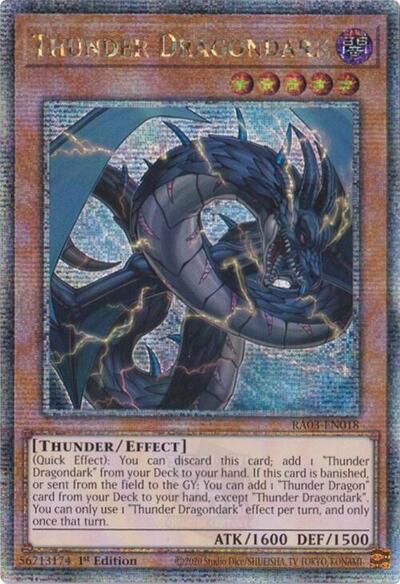 Thunder Dragondark (Quarter Century Secret Rare)