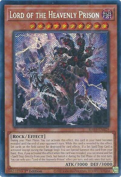 Lord of the Heavenly Prison (Secret Rare)
