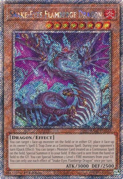 Snake-Eyes Flamberge Dragon (Platinum Secret Rare)
