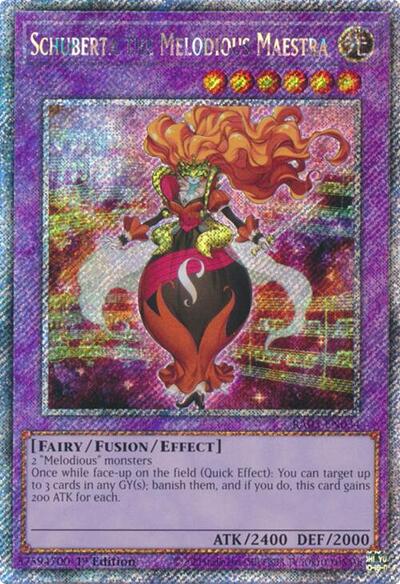 Schuberta the Melodious Maestra (Platinum Secret Rare)