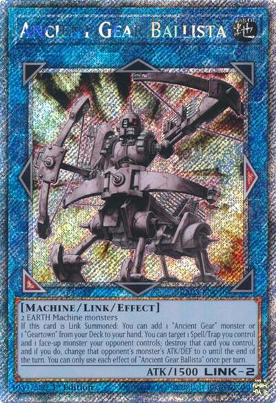 Ancient Gear Ballista (Platinum Secret Rare)