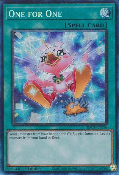 One for One (Alternate Art) (PCR)