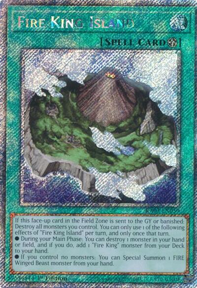 Fire King Island (Platinum Secret Rare)