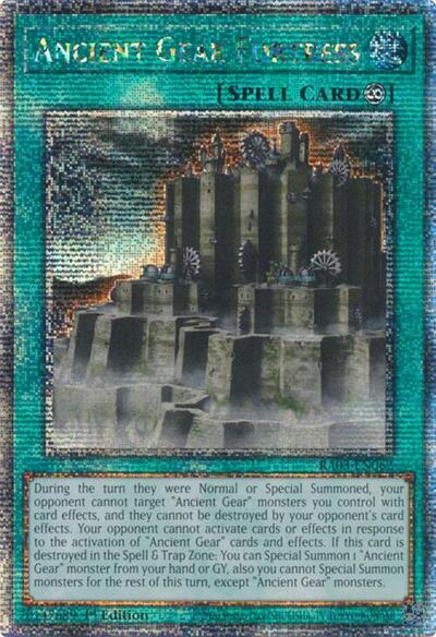 Ancient Gear Fortress (Quarter Century Secret Rare)