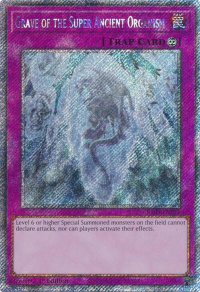 Grave of the Super Ancient Organism (Platinum Secret Rare)