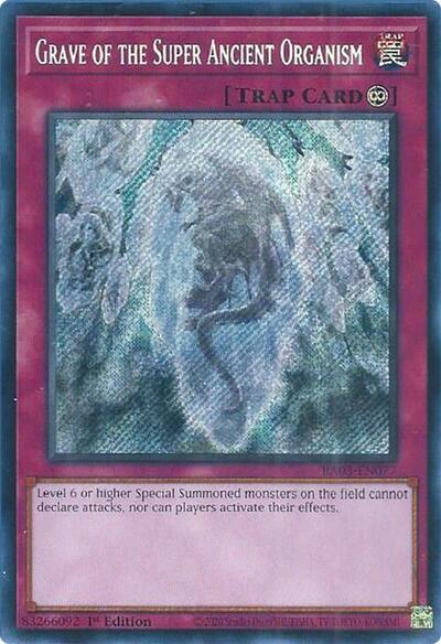 Grave of the Super Ancient Organism (Secret Rare)