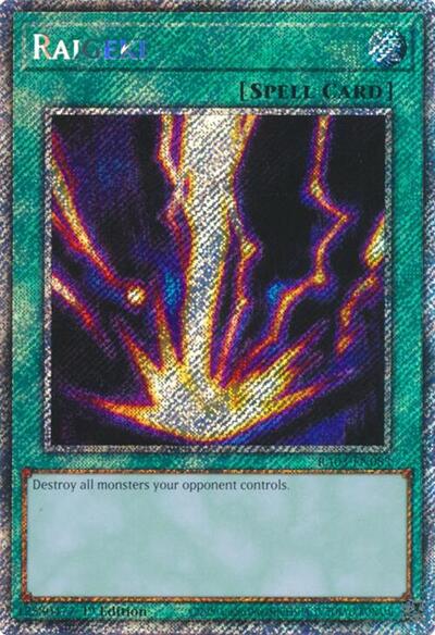 Raigeki (Platinum Secret Rare)