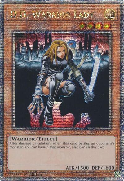 D.D. Warrior Lady (Quarter Century Secret Rare)