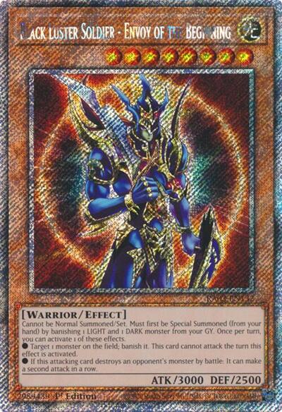 Black Luster Soldier - Envoy of the Beginning (Platinum Secret Rare)