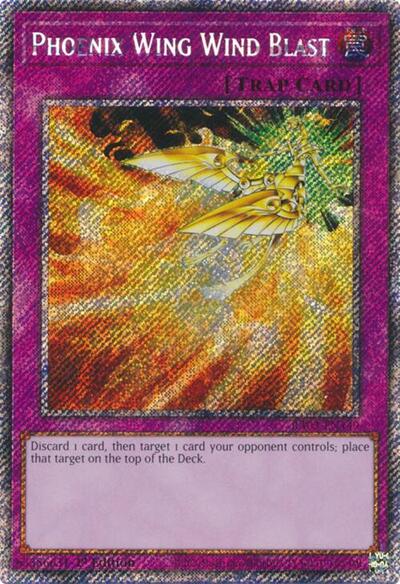 Phoenix Wing Wind Blast (Platinum Secret Rare)