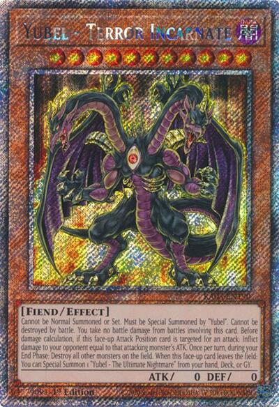 Yubel - Terror Incarnate (Platinum Secret Rare)