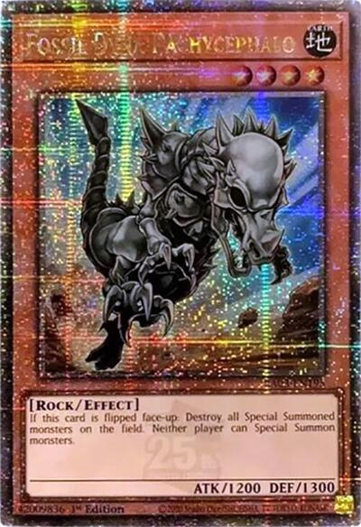 Fossil Dyna Pachycephalo (Quarter Century Secret Rare)