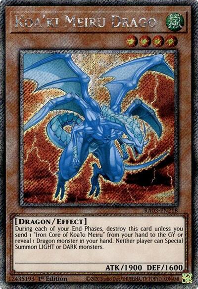 Koa'ki Meiru Drago (Platinum Secret Rare)