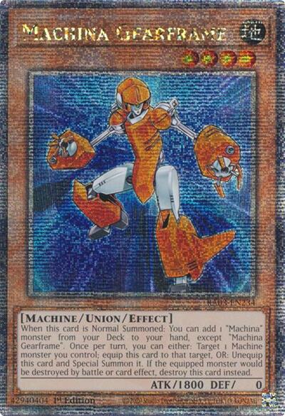 Machina Gearframe (Quarter Century Secret Rare)