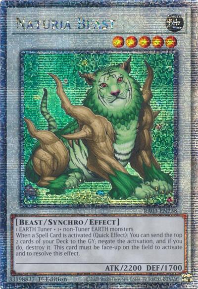 Naturia Beast (Quarter Century Secret Rare)