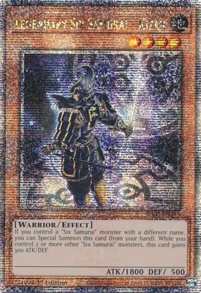Legendary Six Samurai - Kizan (Quarter Century Secret Rare)